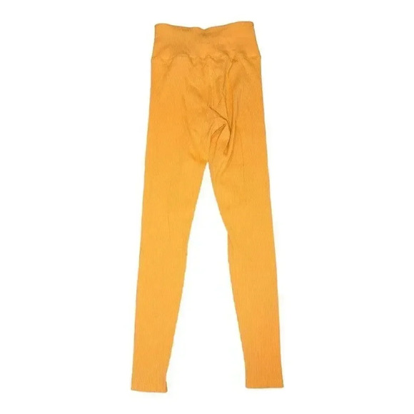 Year of Ours Women's Small Orange Sherbet Veronica Leggings - Picture 2 of 4